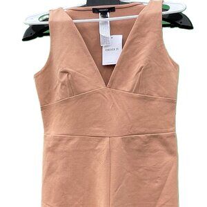 NWT Forever 21 Almond Jumpsuit Size M